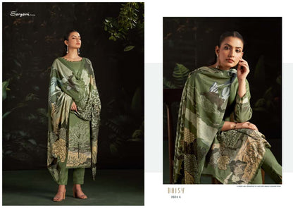 Daisy 2624 Sargam Prints Pure Muslin Pant Style Suits Wholesaler Ahmedabad