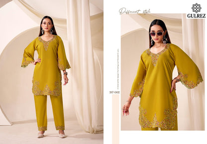 Daisy Karachi Gulrez Roman Silk Co Ord Set Wholesaler India