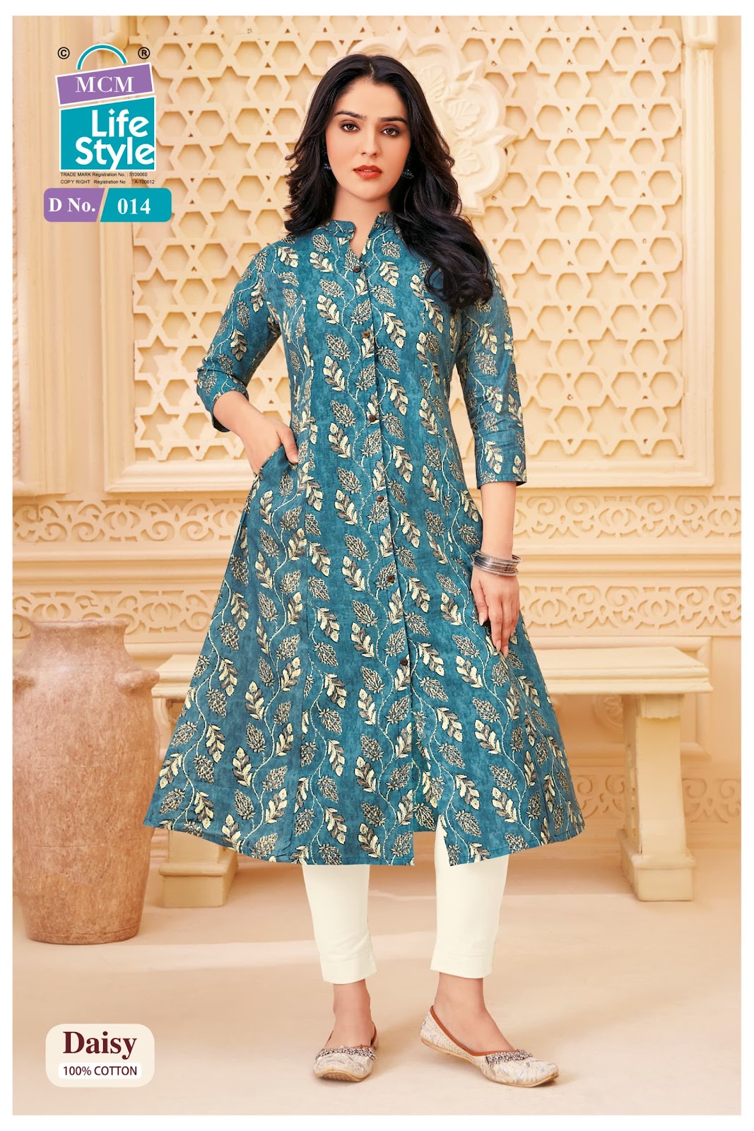 Daisy Mcm Lifestyle Cotton A-Line Kurti Wholesaler Gujarat