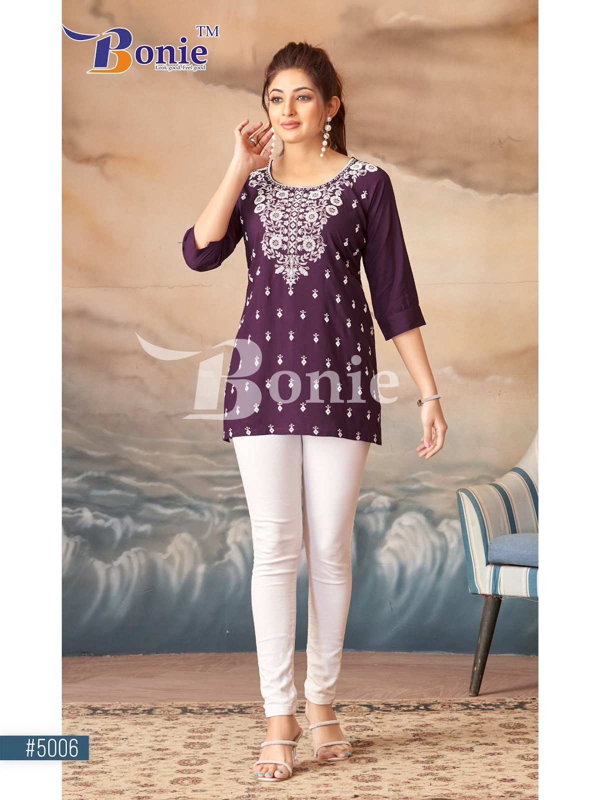 Daisy Vol 5 Bonie Rayon 14Kg Short Kurtis Manufacturer Gujarat