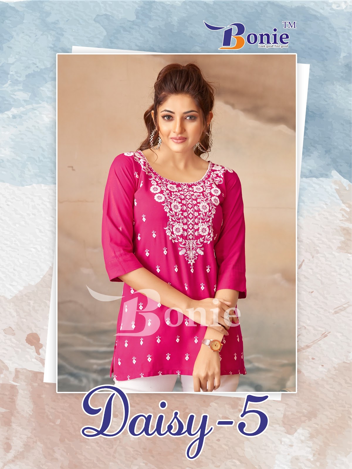 Daisy Vol 5 Bonie Rayon 14Kg Short Kurtis Manufacturer Gujarat