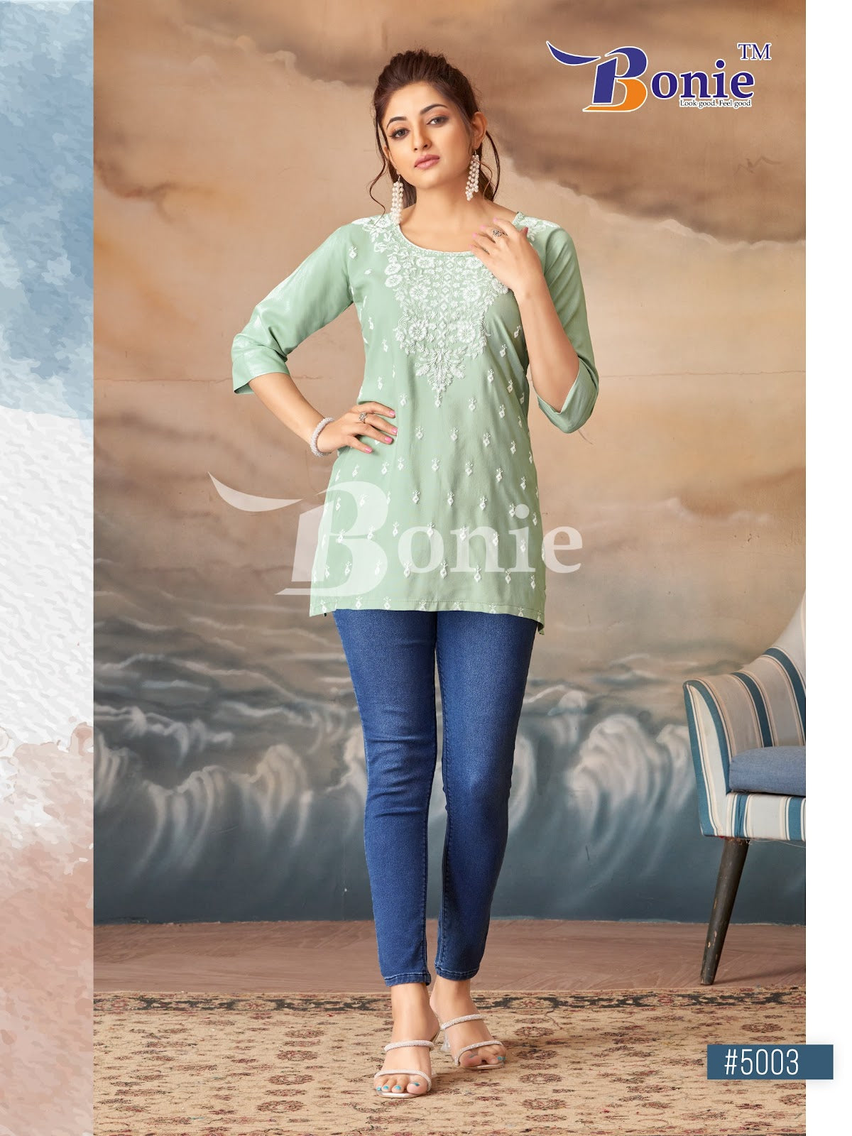 Daisy Vol 5 Bonie Rayon 14Kg Short Kurtis Manufacturer Gujarat
