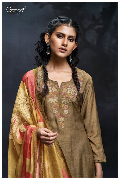 Daiva 3156 Ganga Premium Bemberg Plazzo Style Suits Wholesaler Gujarat