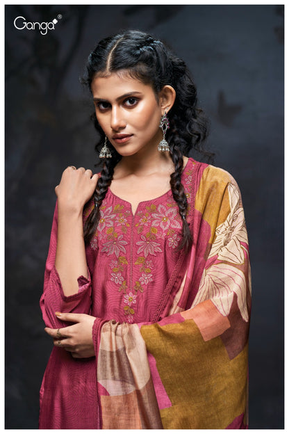 Daiva 3156 Ganga Premium Bemberg Plazzo Style Suits Wholesaler Gujarat