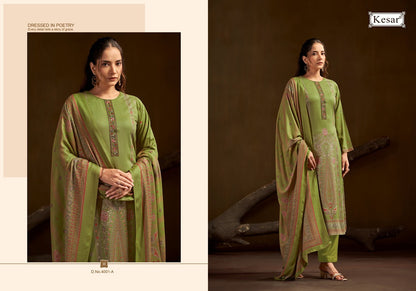 Daizy 4001 Kesar Viscose Pashmina Suits Wholesaler Gujarat