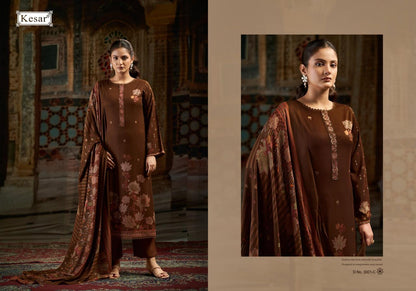 Daizy Kesar Viscose Pashmina Suits Wholesale Price