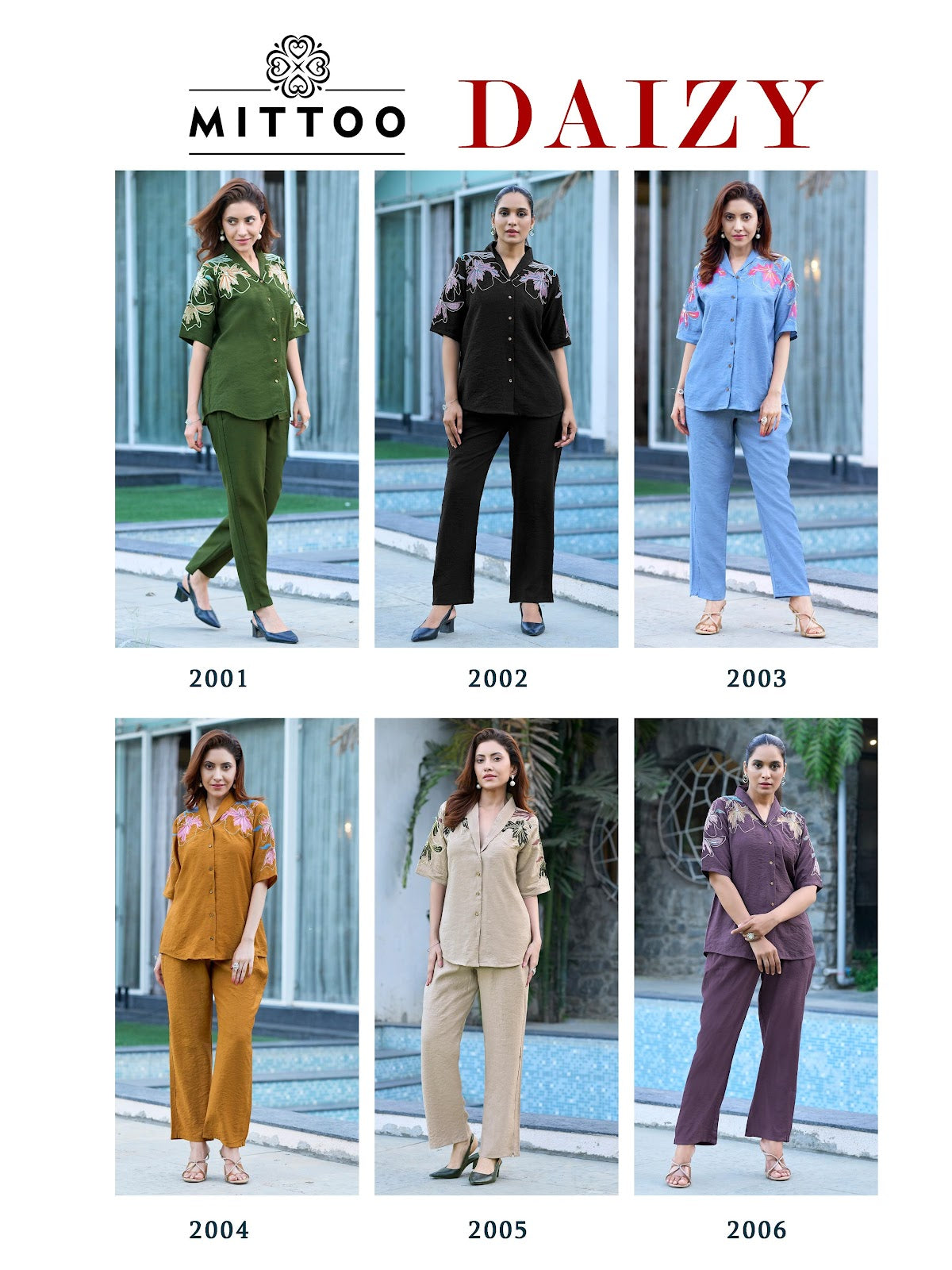 Daizy Mittoo Viscose Co Ord Set Supplier Gujarat