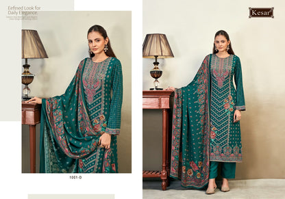 Daizy Vol 1 Kesar Viscose Pashmina Suits Exporter Gujarat