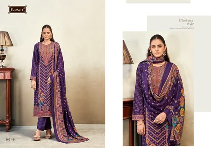 Daizy Vol 1 Kesar Viscose Pashmina Suits Exporter Gujarat