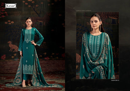 Daizy Vol 2 Kesar Viscose Pashmina Suits Supplier Gujarat