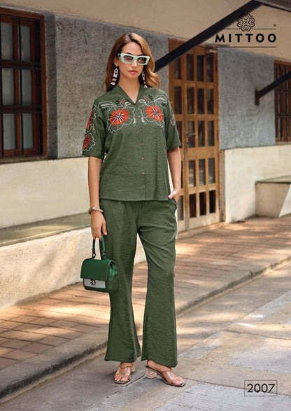 Daizy Vol 2 Mittoo Viscose Co Ord Set Manufacturer