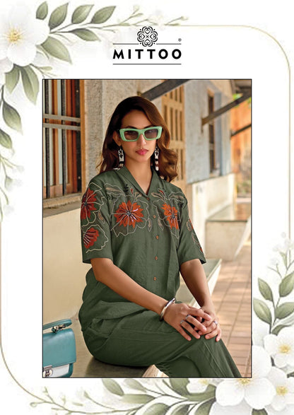 Daizy Vol 2 Mittoo Viscose Co Ord Set Manufacturer