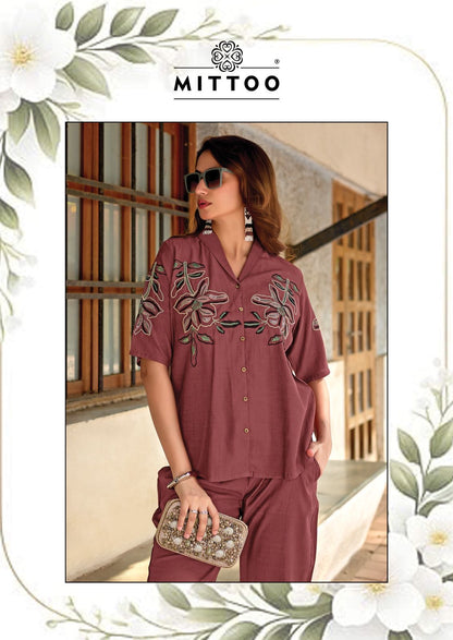Daizy Vol 2 Mittoo Viscose Co Ord Set Manufacturer