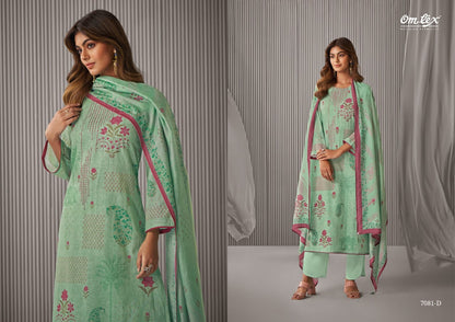 Dakshin Omtex Cotton Linen Plazzo Style Suits Wholesaler Gujarat