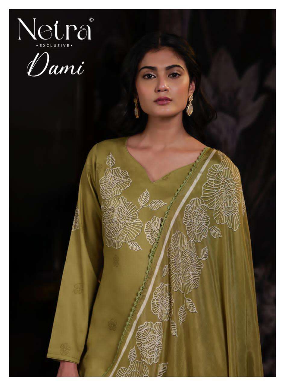 Dami Netra Cotton Pant Style Suits Supplier Gujarat