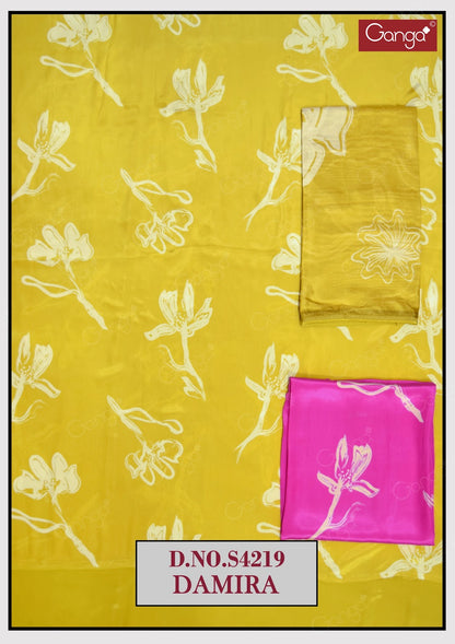 Damira 4219 Ganga Premium Viscose Salwar Suits Manufacturer Gujarat