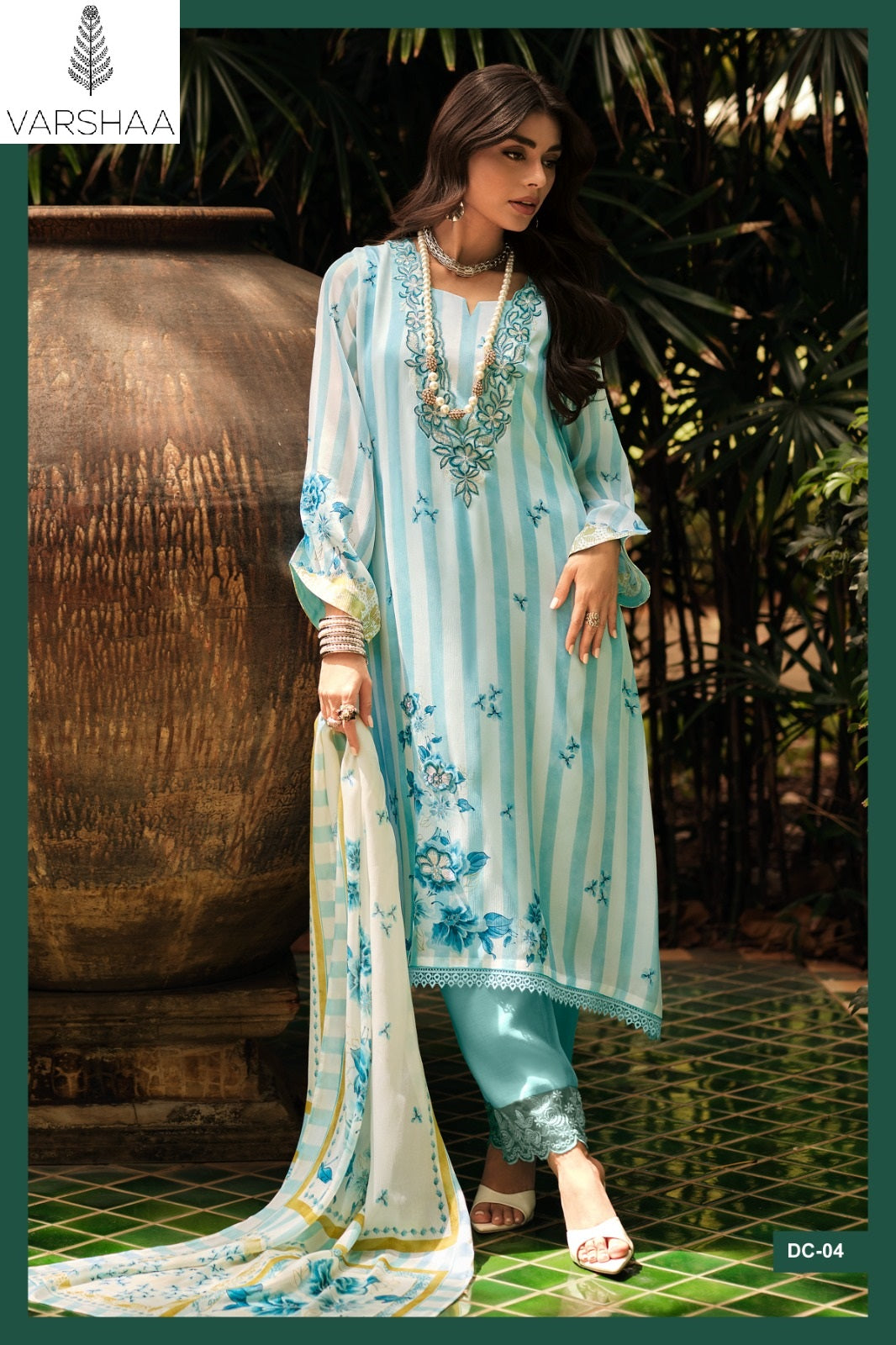 Dance Varshaa Viscose Chinon Pant Style Suits Supplier India