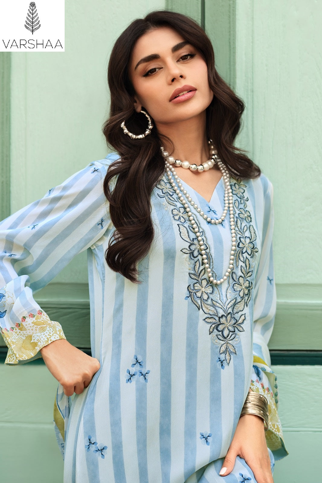 Dance Varshaa Viscose Chinon Pant Style Suits Supplier India