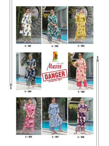 Danger Master Rayon Co Ord Set Manufacturer Gujarat