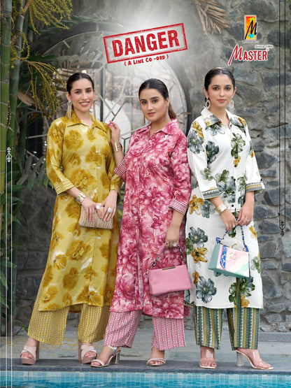 Danger Master Rayon Co Ord Set Manufacturer Gujarat