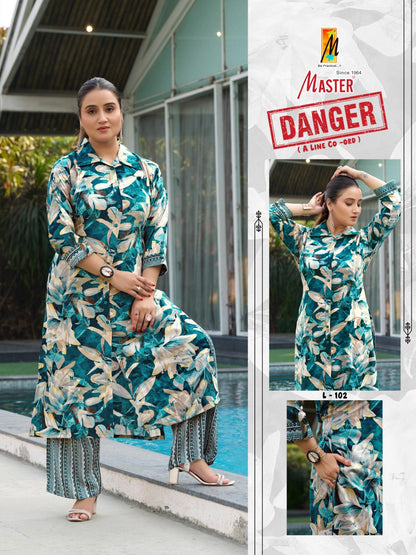 Danger Master Rayon Co Ord Set Manufacturer Gujarat