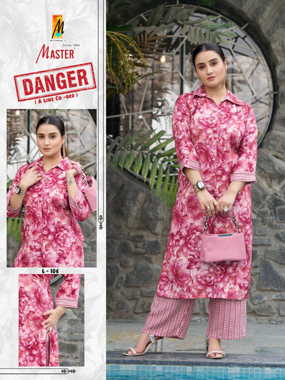 Danger Master Rayon Co Ord Set Manufacturer Gujarat