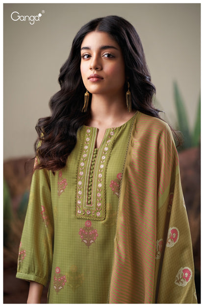 Danika 3812 Ganga Pashmina Suits Wholesale Price