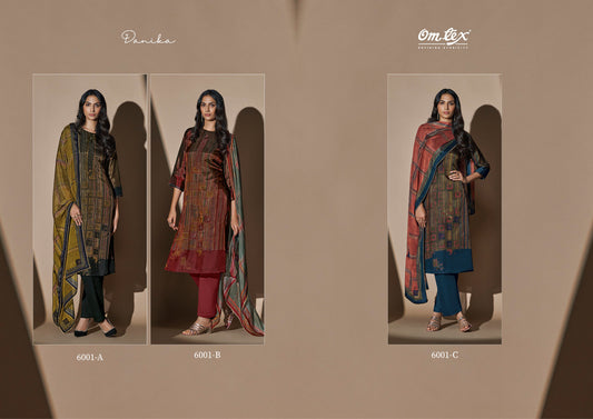 Danika 6001 Omtex Silk Plazzo Style Suits Manufacturer Gujarat