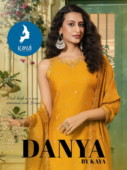 Danya Kaya Roman Silk Readymade Pant Style Suits Wholesaler