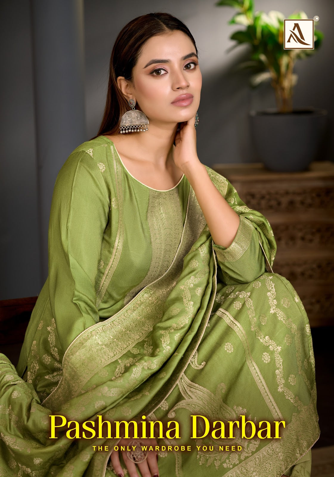 Darbar Alok Viscose Pashmina Suits Supplier India