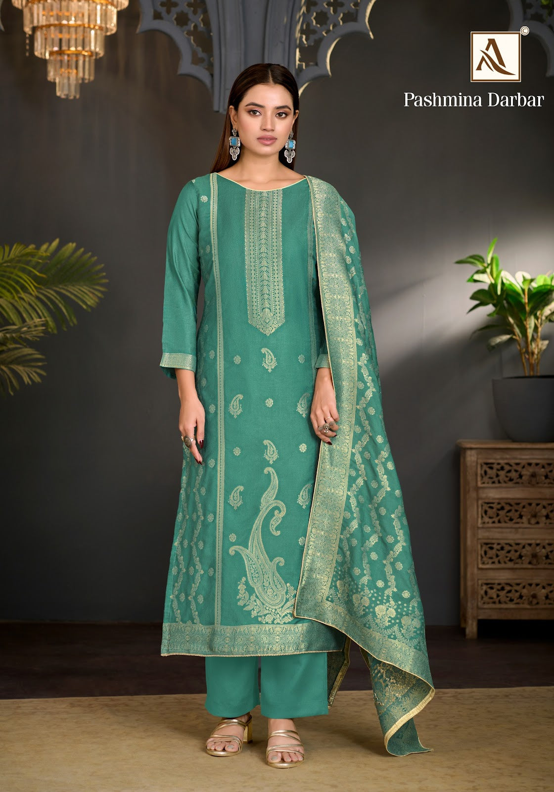Darbar Alok Viscose Pashmina Suits Supplier India