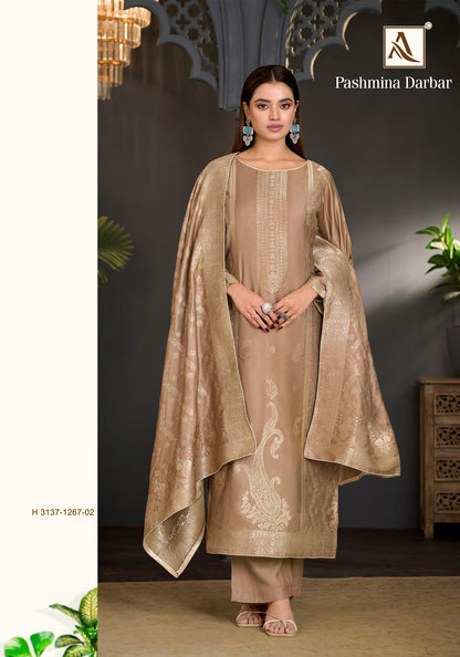 Darbar Alok Viscose Pashmina Suits Supplier India