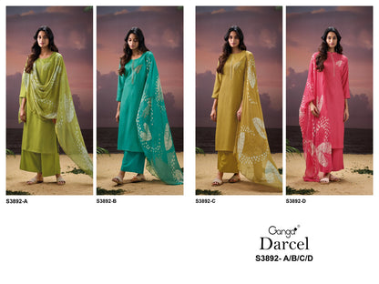 Darcel 3892 Ganga Wool Pashmina Suits Supplier India