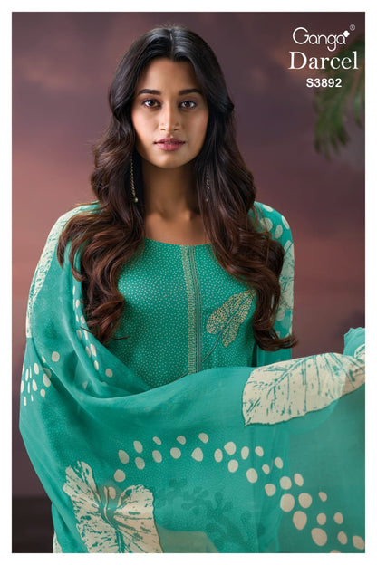 Darcel 3892 Ganga Wool Pashmina Suits Supplier India