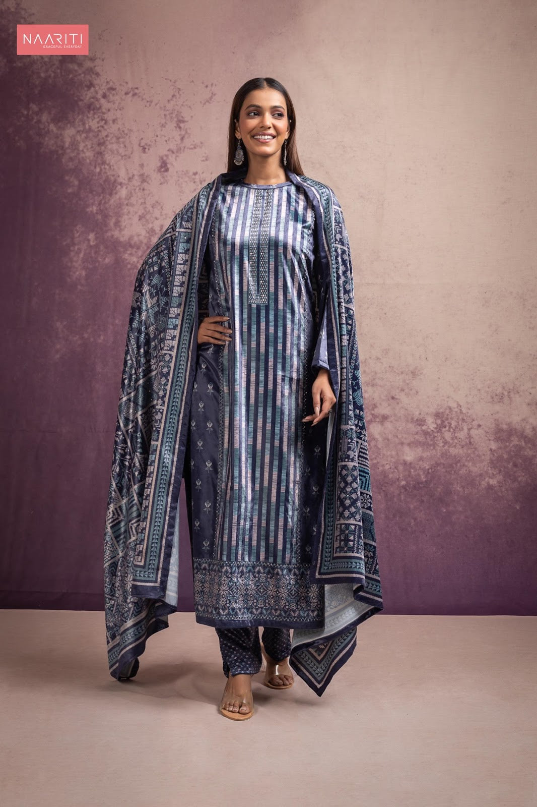 Dareen Naariti Pashmina Suits Wholesale Rate