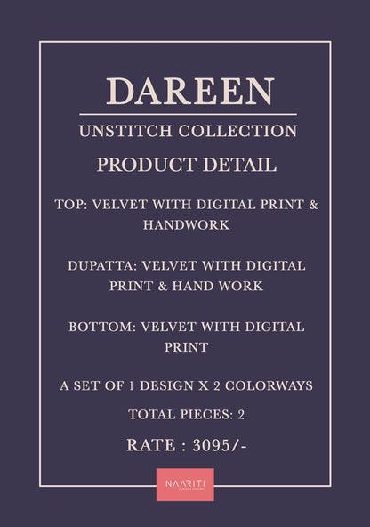 Dareen Naariti Pashmina Suits Wholesale Rate