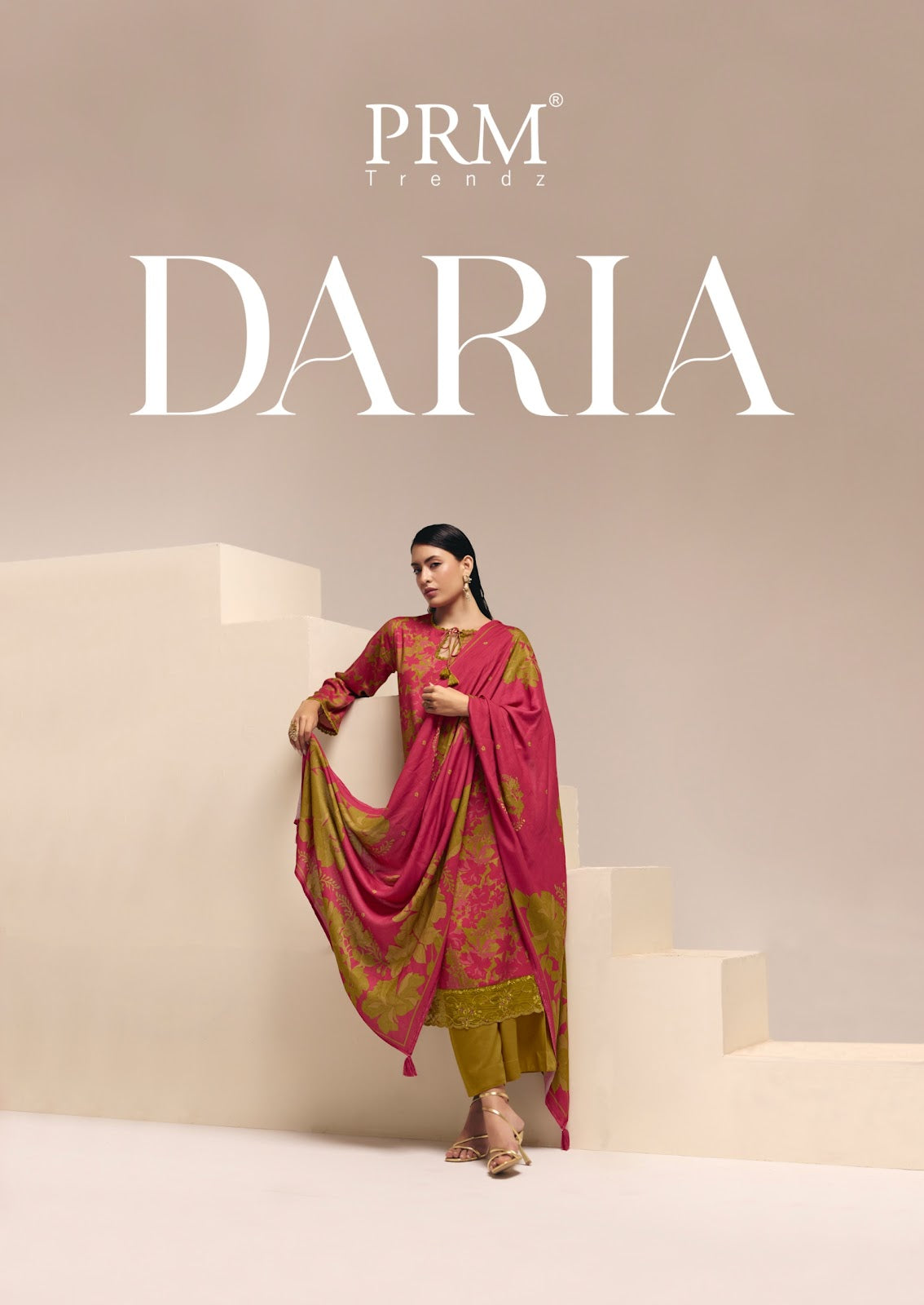 Daria Prm Trendz Viscose Pashmina Suits Wholesaler India