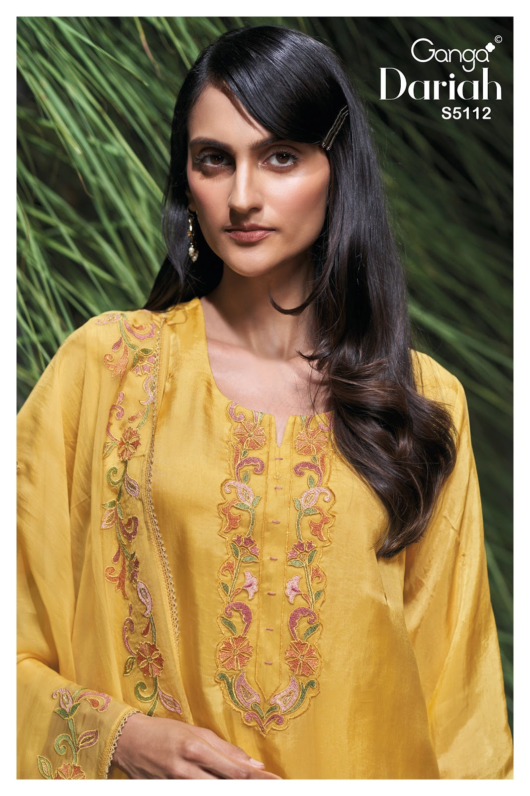 Dariah S5112 Ganga Bemberg Plazzo Style Suits Exporter India