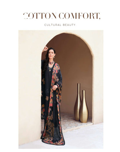 Dark Petals Sanaz Viscose Muslin Pant Style Suits Wholesaler India