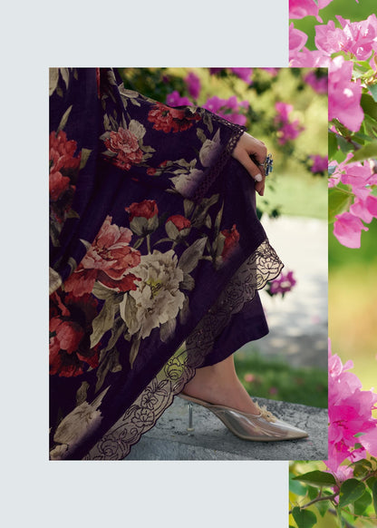 Dark Petals Varsha Fashions Viscose Pashmina Suits Manufacturer Ahmedabad