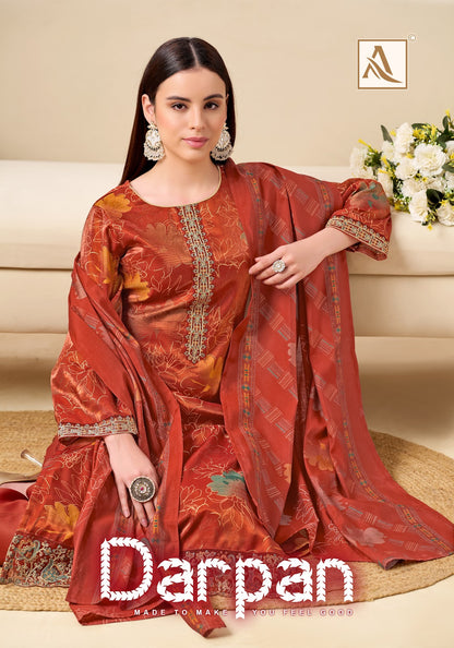 Darpan Alok Viscose Karachi Salwar Suits Exporter Ahmedabad