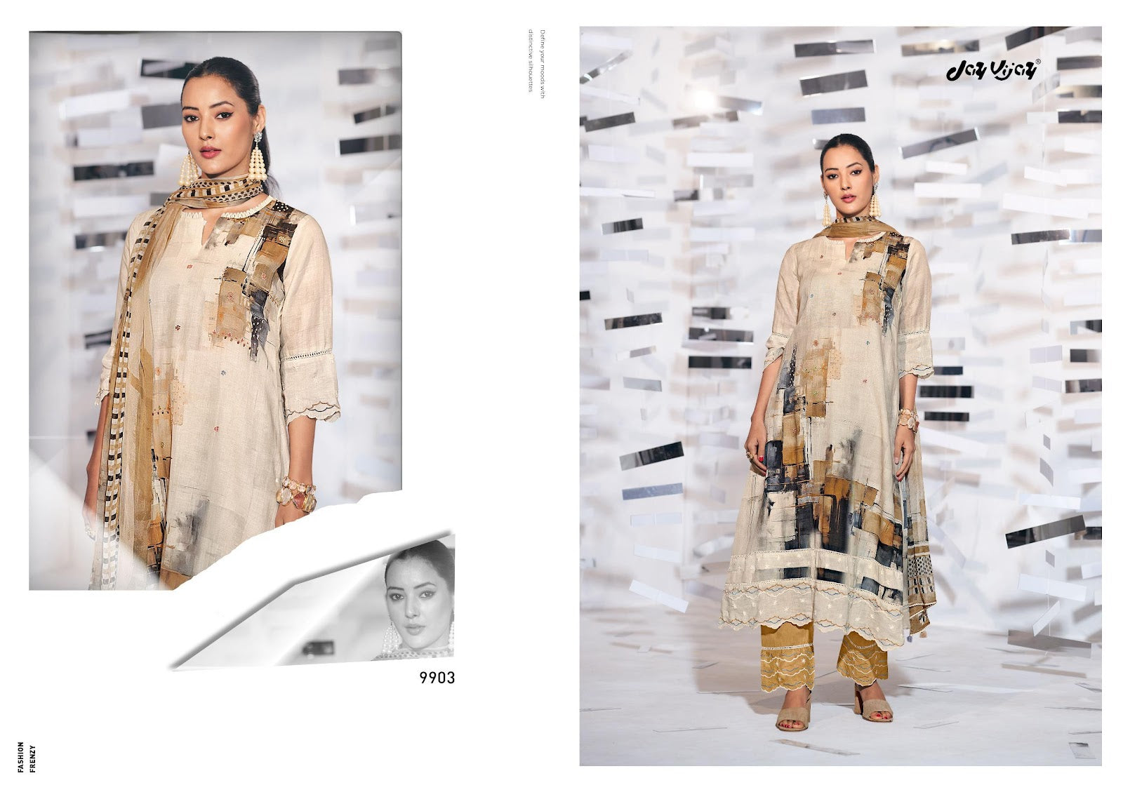 Darpan Jay Vijay Lilen Pant Style Suits Exporter