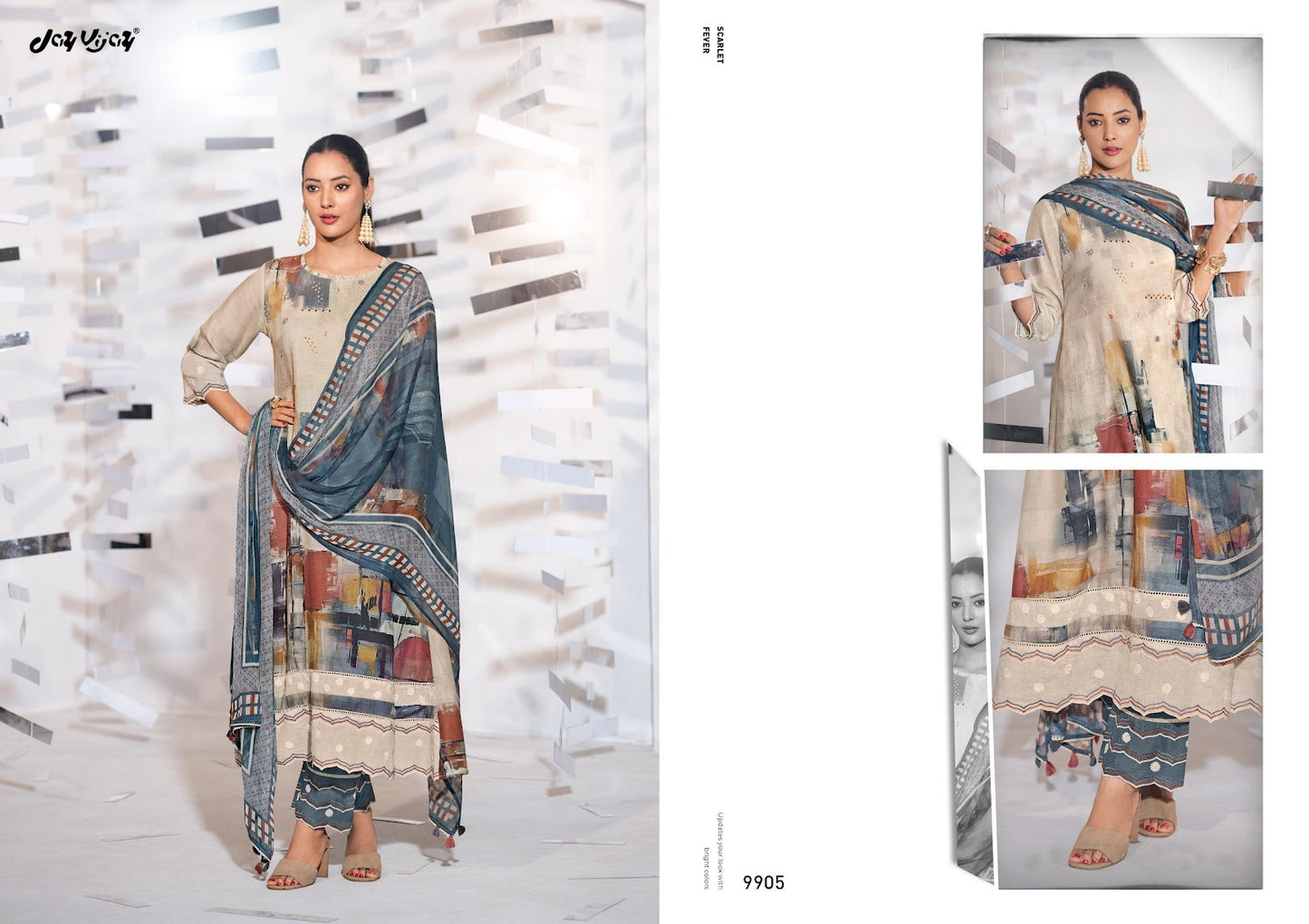 Darpan Jay Vijay Lilen Pant Style Suits Exporter