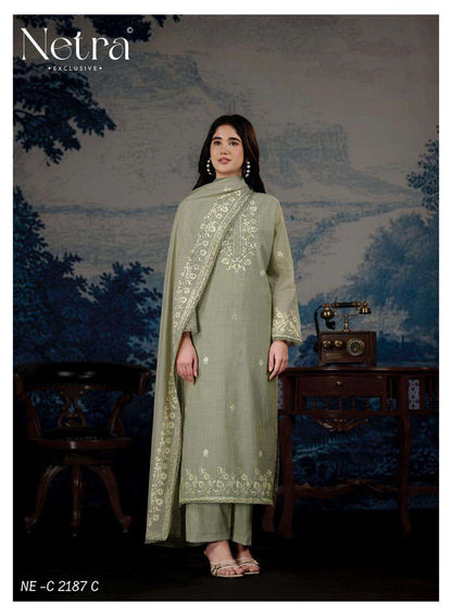 Darpika Netra Banarasi Pant Style Suits Supplier Gujarat