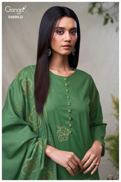 Darpika S4699 Ganga Cotton Pant Style Suits Wholesale