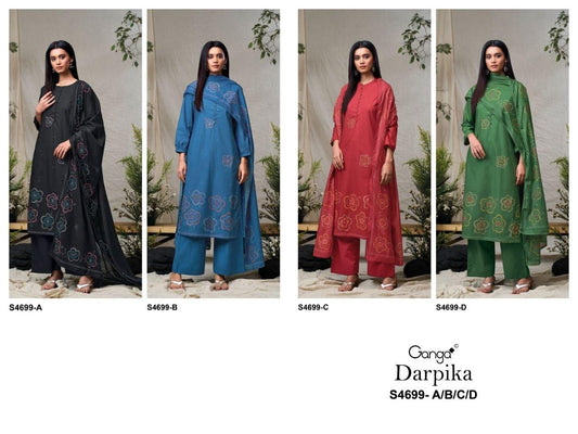 Darpika S4699 Ganga Cotton Pant Style Suits Wholesale
