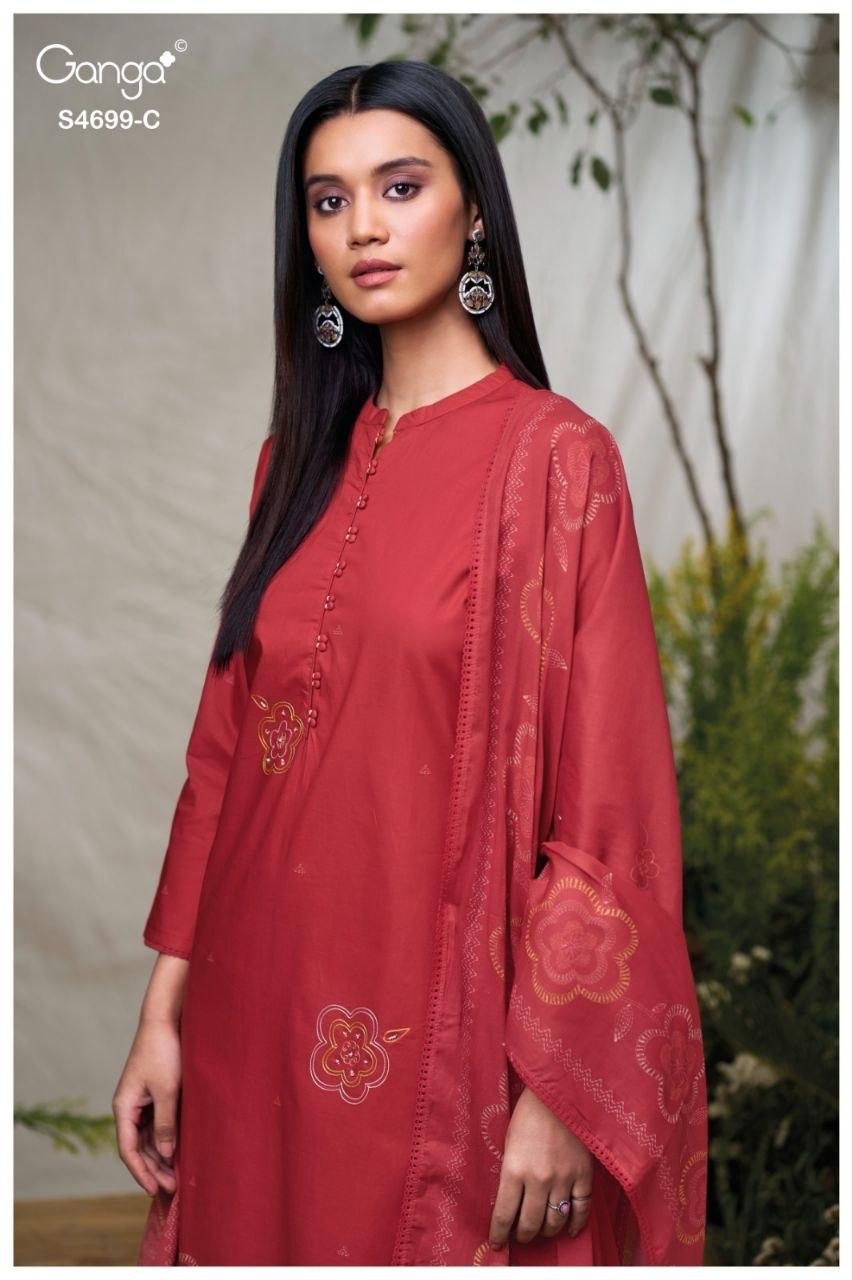 Darpika S4699 Ganga Cotton Pant Style Suits Wholesale