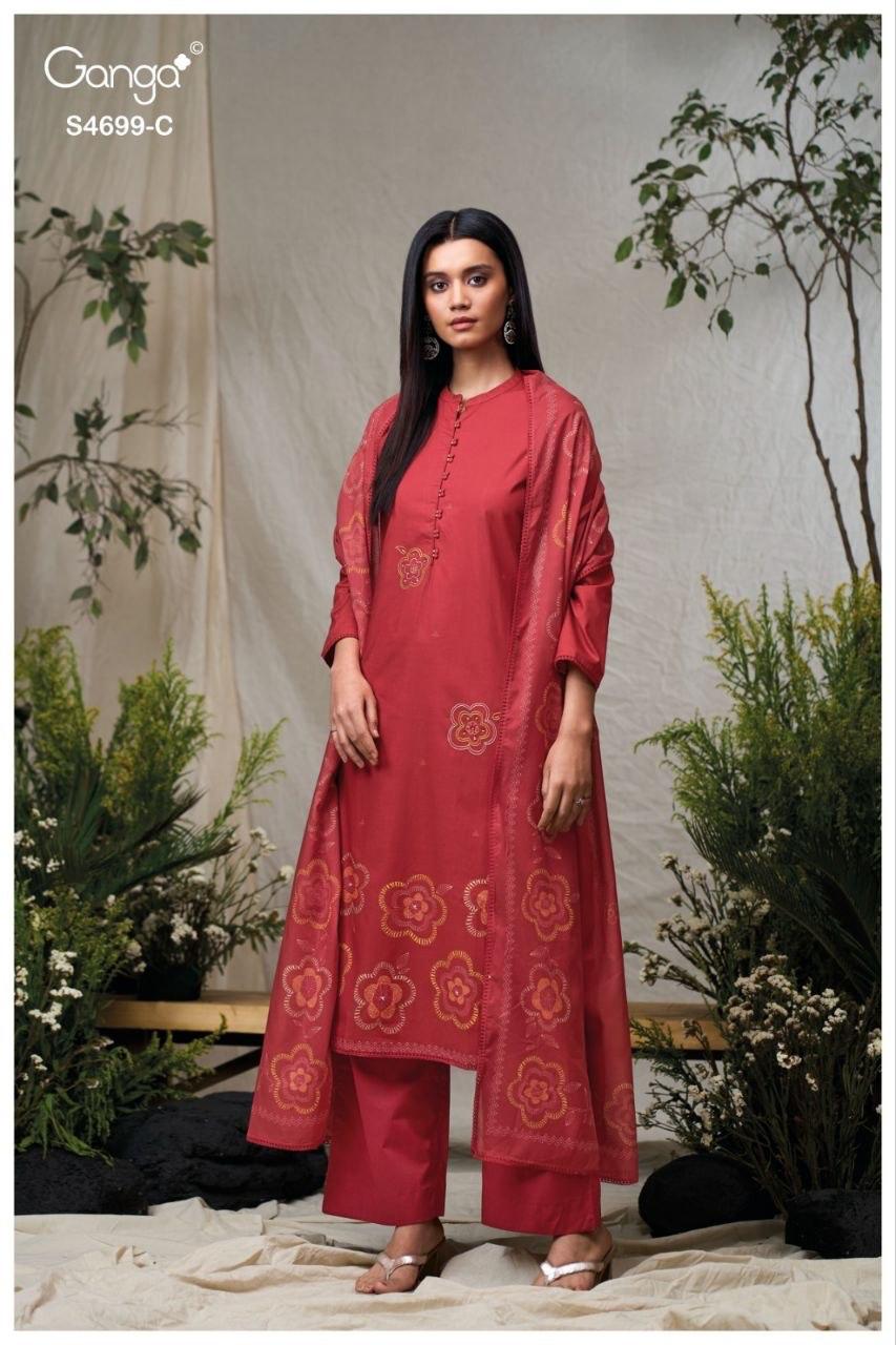 Darpika S4699 Ganga Cotton Pant Style Suits Wholesale