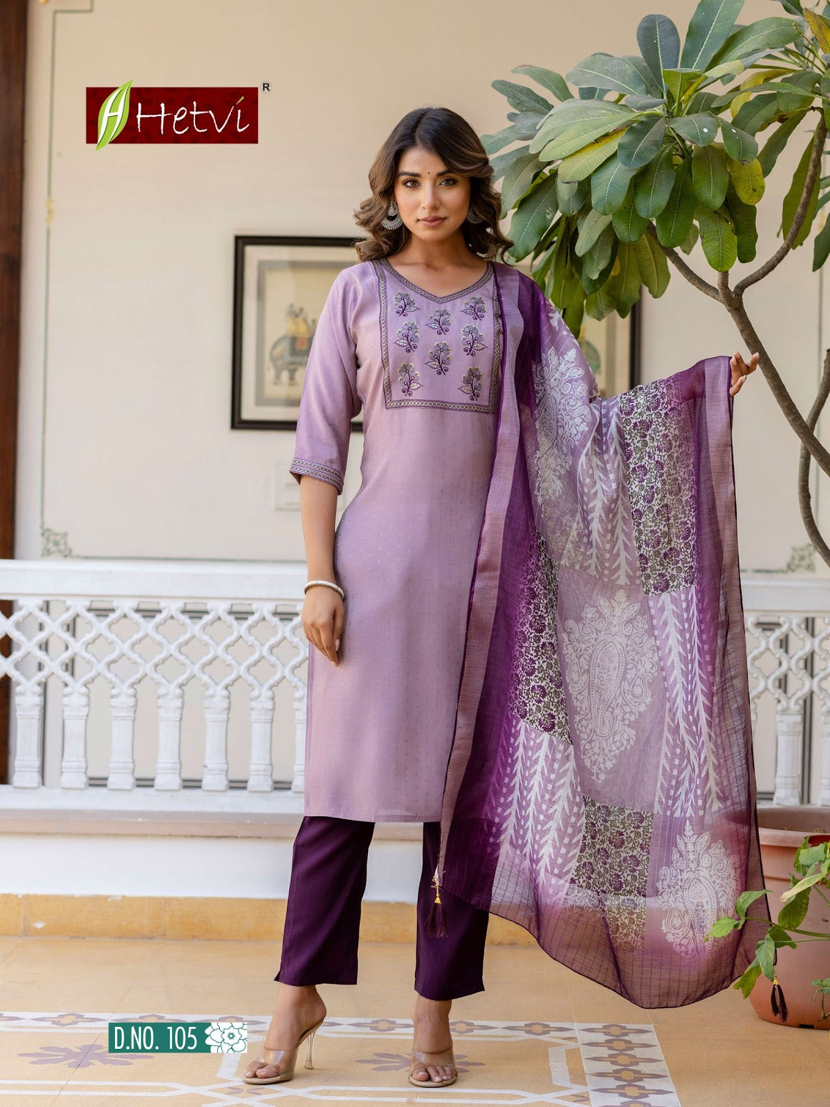 Darshi Hetvi Roman Readymade Pant Style Suits Exporter Gujarat