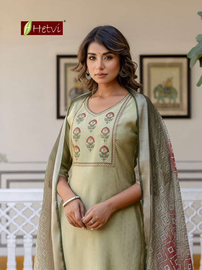 Darshi Hetvi Roman Readymade Pant Style Suits Exporter Gujarat